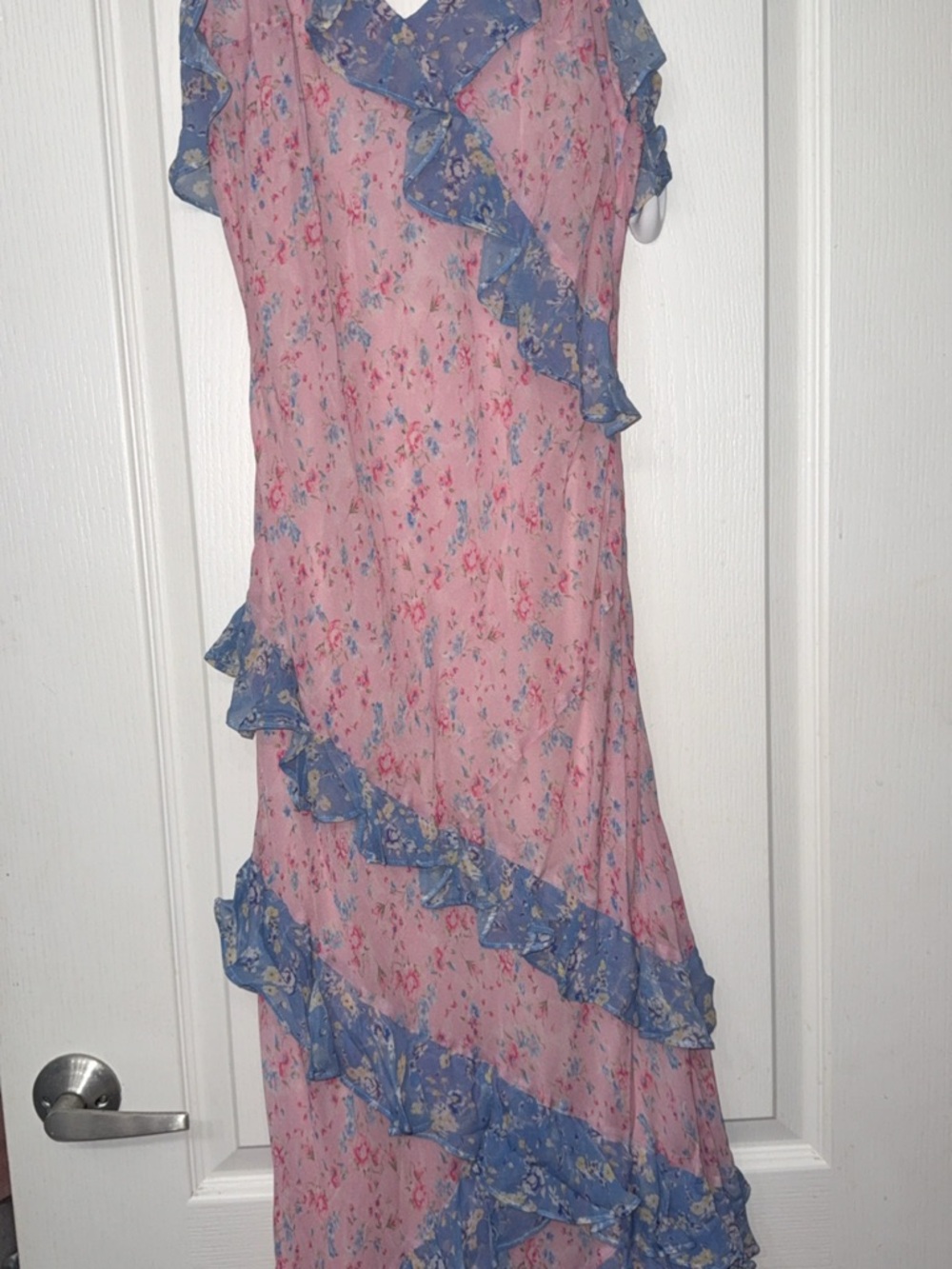 LOVE SHACK FANCY Rialto Dress Windsor Rose Print Mix 12 BNWT